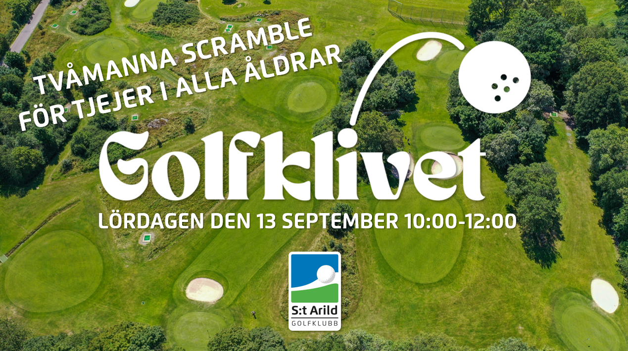 Golfklivet scramble banner 2025
